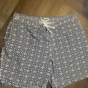 Trunks Surf‎ Swim Men Shorts Navy White Geometric Boardshorts XXL Beachwear